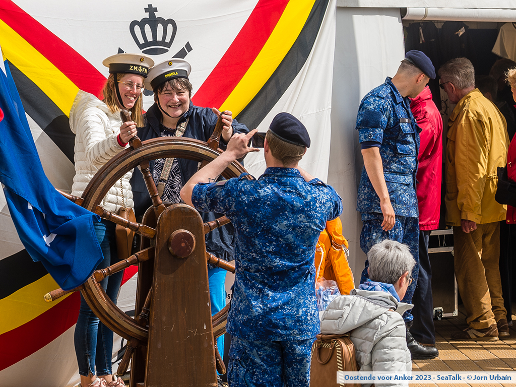 Dorp van de Belgische Marine tijdens Oostende voor Anker 2023
